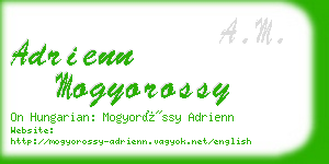 adrienn mogyorossy business card